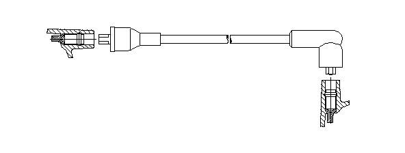 Przewód zapłonowy BREMI 614/90
