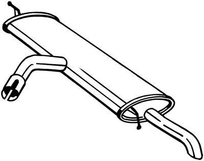 Tłumik końcowy BOSAL 220-045