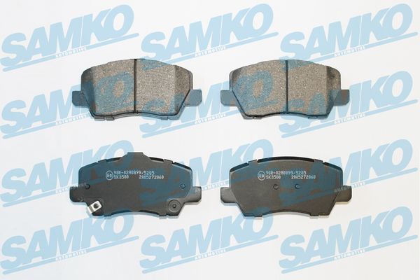 Levně Sada brzdových destiček, kotoučová brzda SAMKO 5SP2060