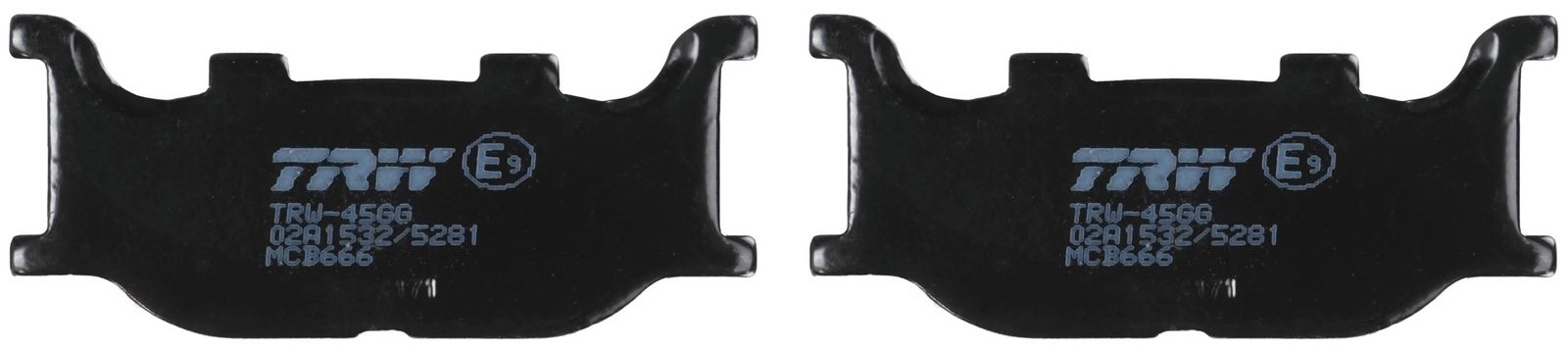 set placute frana,frana disc TRW Organic Allround MCB666