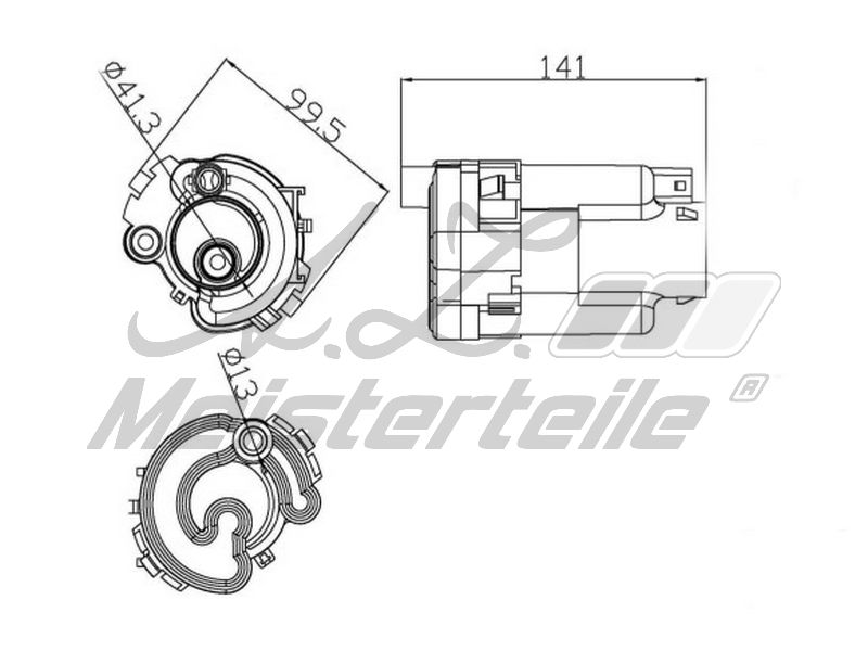 V52-0181 FILTRE A CARBURANT