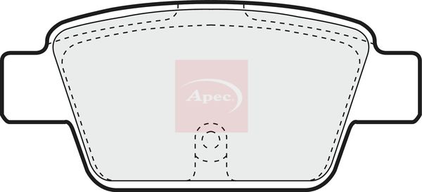 Apec - Rear Brake Pad Set