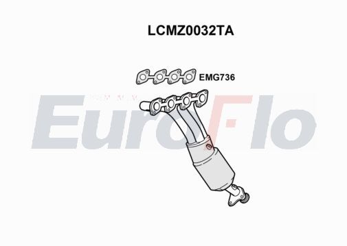 Katalizator EUROFLO 2711403009