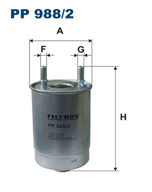 Palivový filtr FILTRON PP 988/2
