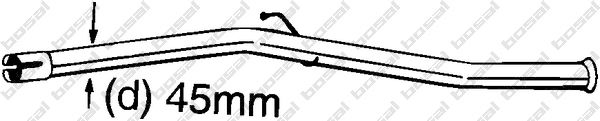 Zestaw naprawczy (rurowy), katalizator KLOKKERHOLM 889-165