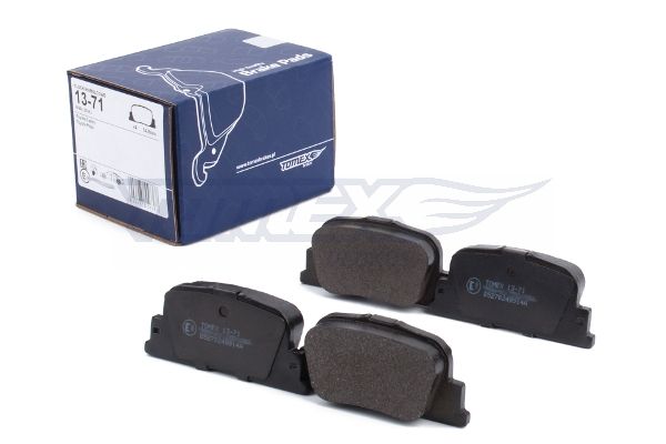 Levně Sada brzdových destiček, kotoučová brzda TOMEX Brakes 13-71