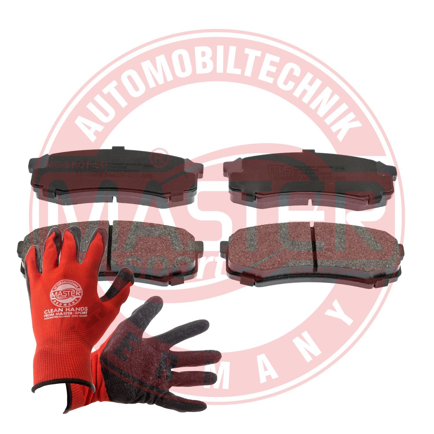 Zestaw klocków hamulcowych, hamulce tarczowe MASTER-SPORT GERMANY 13046057442N-SET-MSP