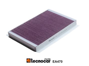 Filtr, wentylacja przestrzeni pasażerskiej TECNOCAR EA470