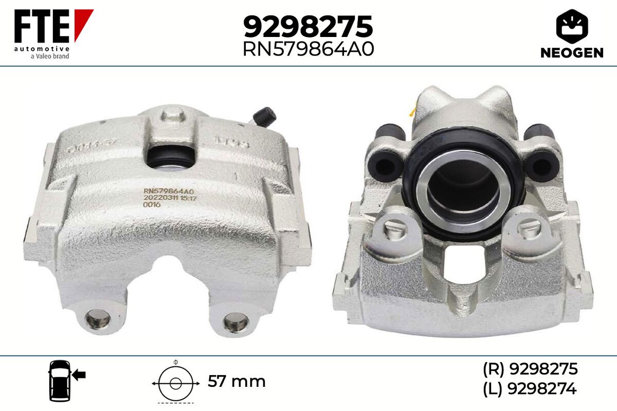 Etrier frana FTE NEOGEN 9298275
