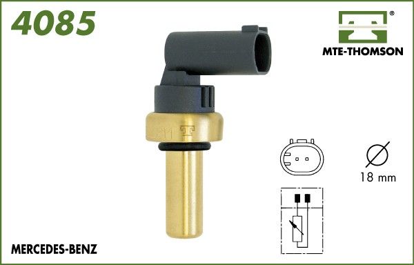 Czujnik, temperatura płynu chłodzącego MTE-THOMSON 4085