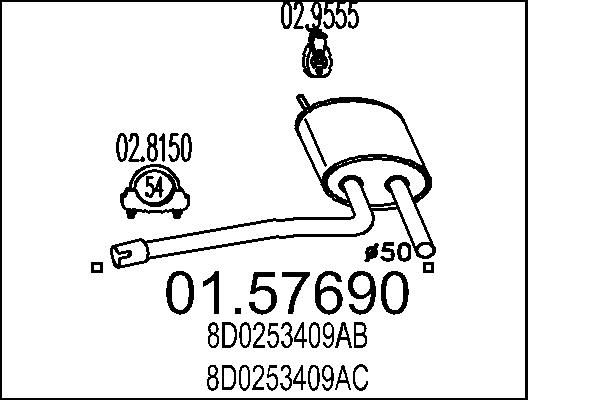Toba esapamet intermediara MTS 01.57690