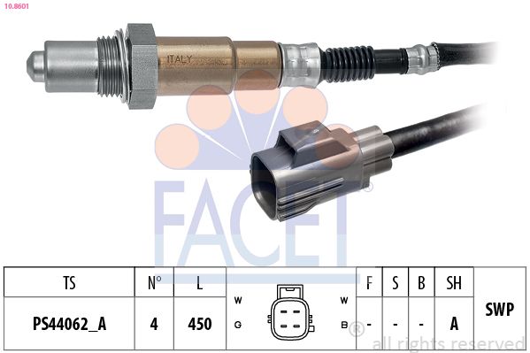 Sonda lambda FACET 10.8601