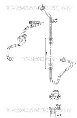 conducta presiune variabila,aer conditionat TRISCAN 9010 10027