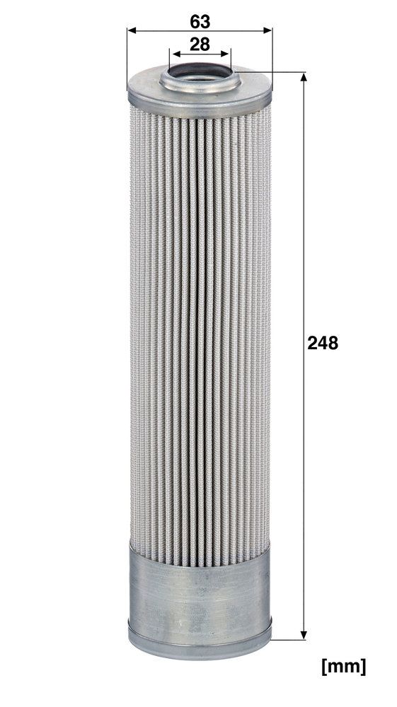 Levně Filtr, pracovní hydraulika MANN-FILTER H 724/3