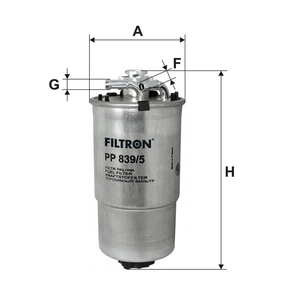 Levně Palivový filtr FILTRON PP 839/5