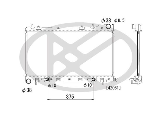 Radiator, racire motor KOYORAD PL091670