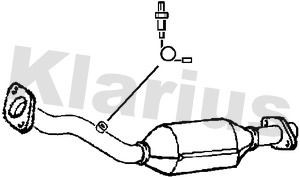 Katalizator KLARIUS 20010JD20B