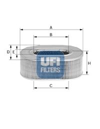 Vzduchový filter UFI 27.648.00