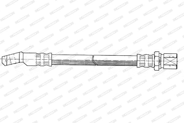 Przewód hamulcowy elastyczny FERODO FHY2320