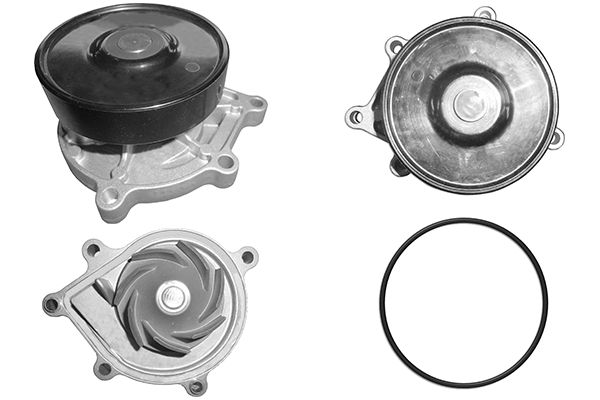 Pompe à eau, refroidissement du moteur