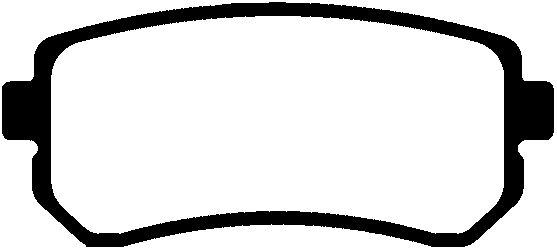 ABTEX - Rear Brake Pad Set