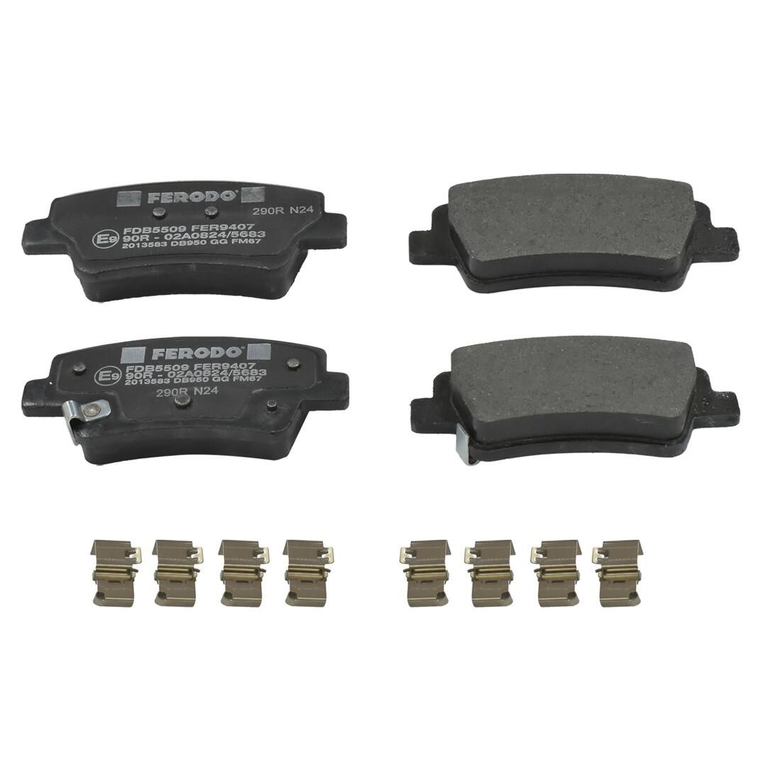 set placute frana,frana disc FERODO FDB5509