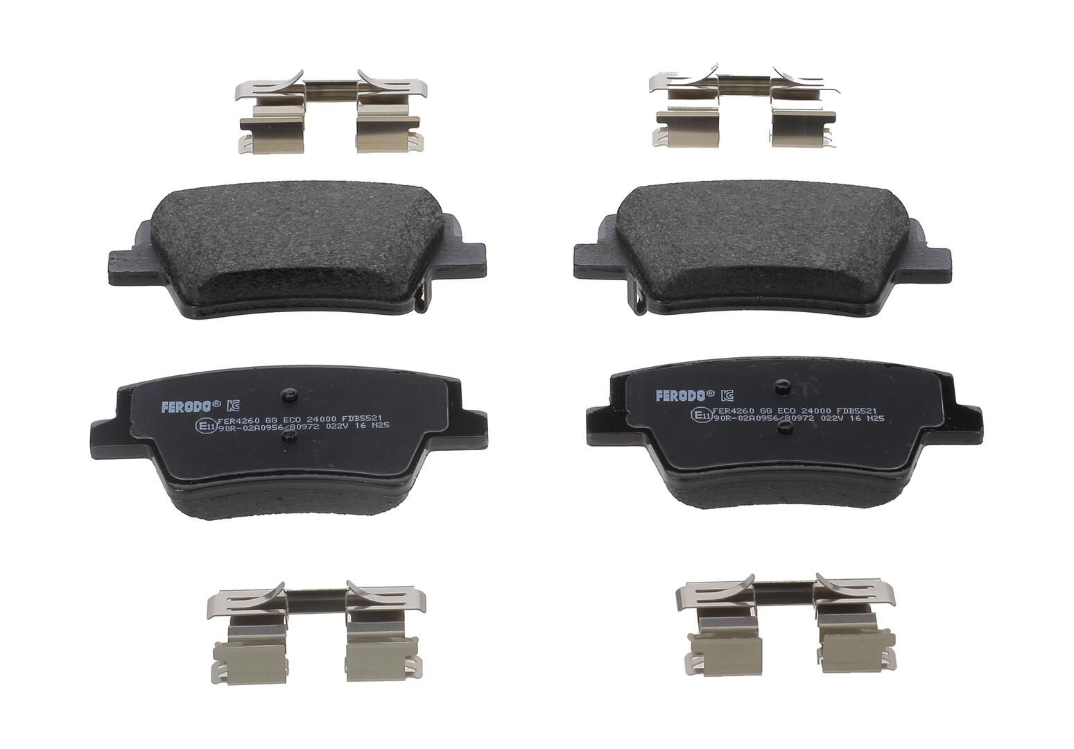 set placute frana,frana disc FERODO FDB5521