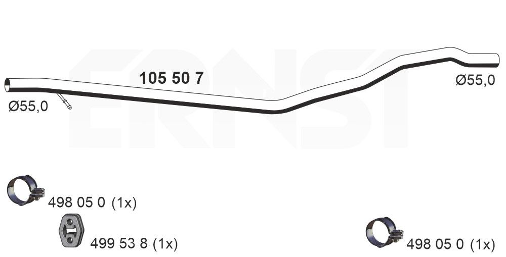Racord evacuare ERNST 105507