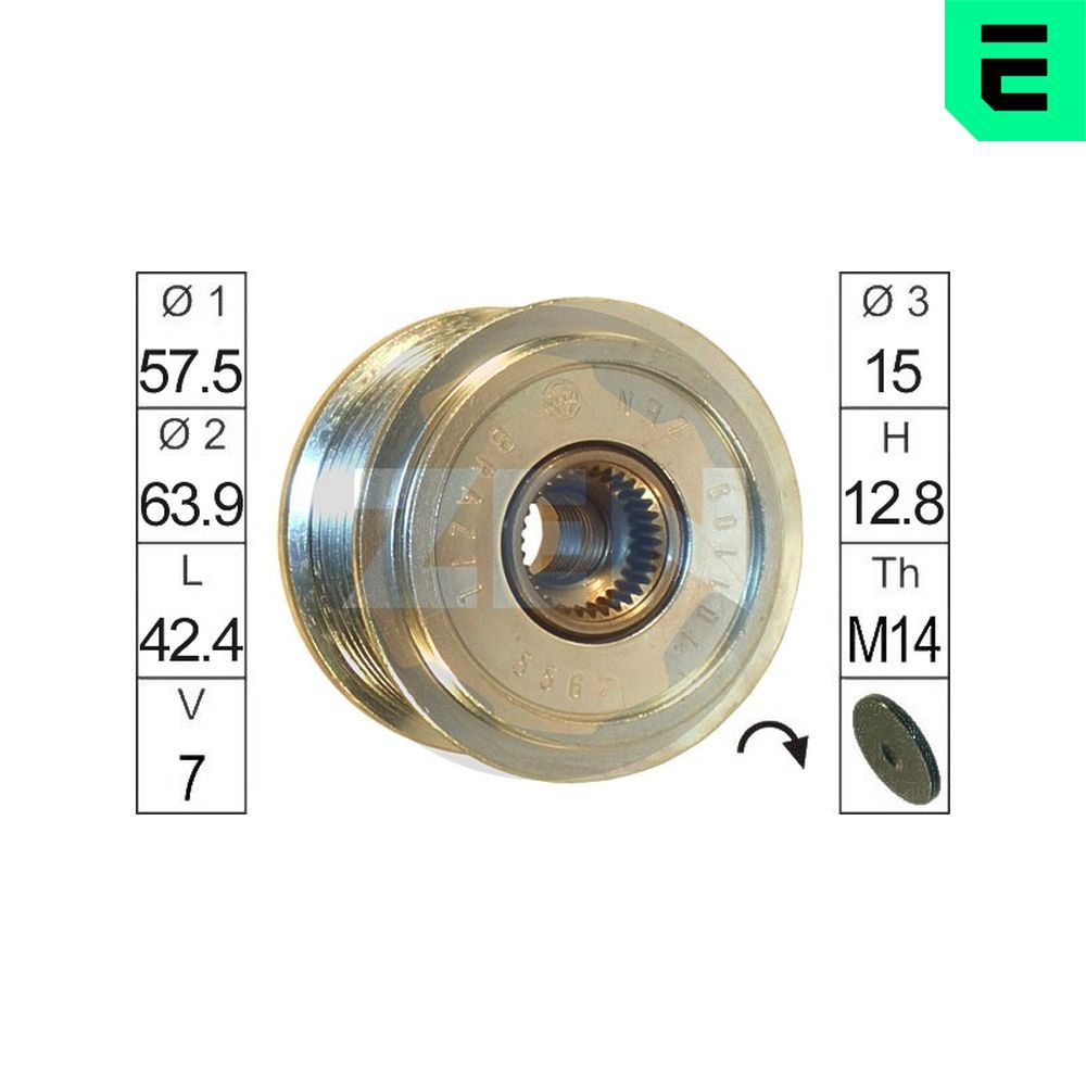 Sistem roata libera, generator ERA ZN5567