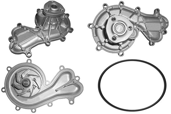 Pompe à eau, refroidissement du moteur