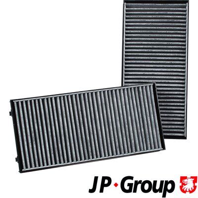 Komplet filtrów, wentylacja przestrzeni pasażerskiej JP GROUP 1428101610