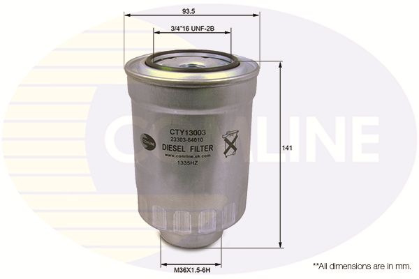 Filtr paliwa COMLINE CTY13003