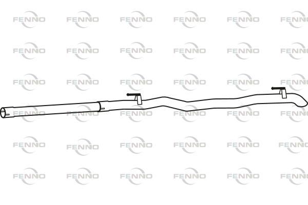 Rura wydechowa FENNO P3762