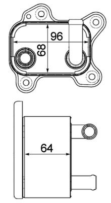 Radiator racire ulei, cutie de viteze automata MAHLE BEHR *** PREMIUM LINE *** CLC 183 000P