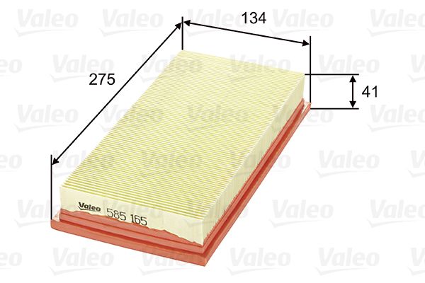 Vzduchový filter VALEO 585165