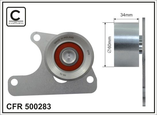 rolka kierunkowa / prowadząca, pasek rozrządu CAFFARO 500283