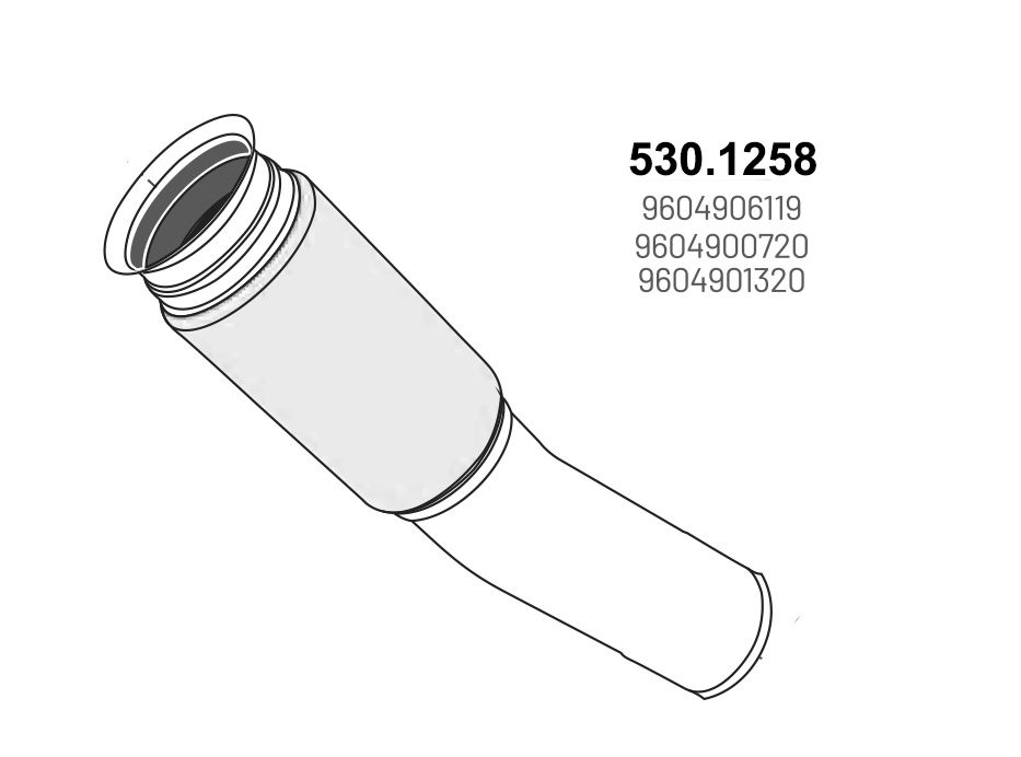 Racord evacuare ASSO 530.1258