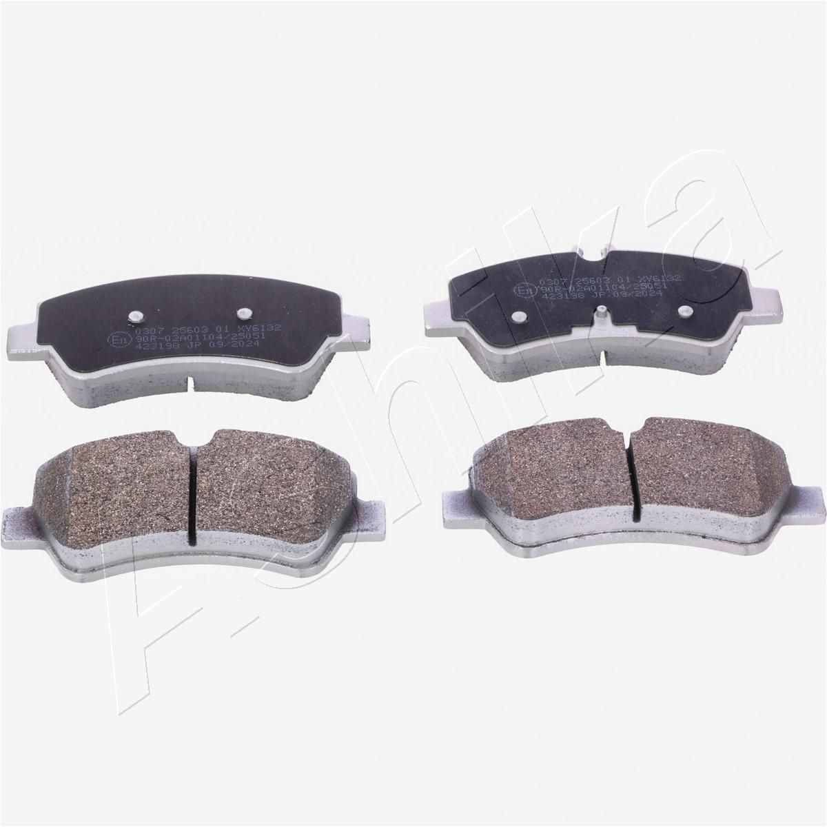 set placute frana,frana disc ASHIKA 51-00-0307