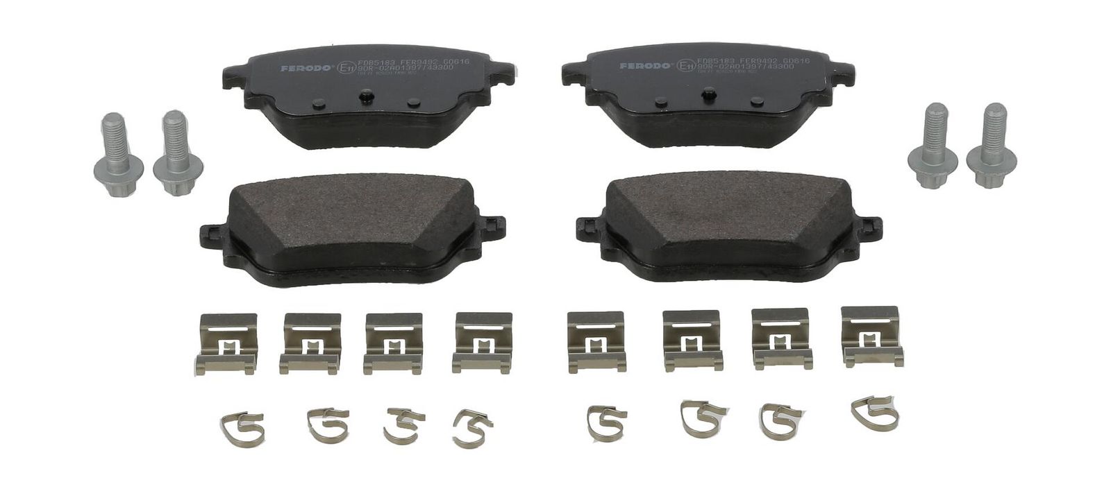 set placute frana,frana disc FERODO FDB5183