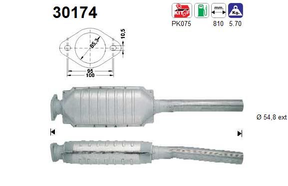 Katalizator AS 30174