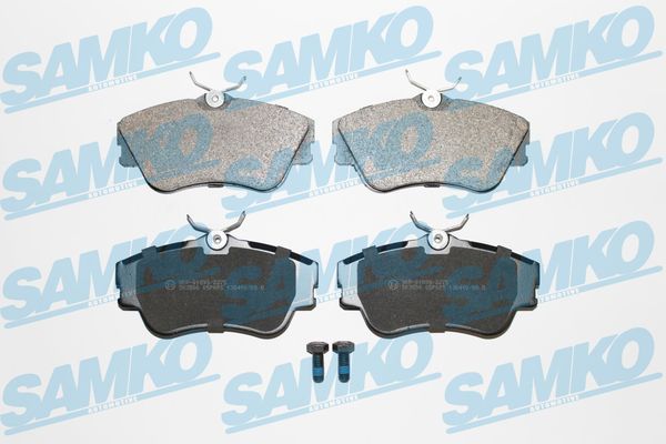 Sada brzdových destiček, kotoučová brzda SAMKO 5SP605