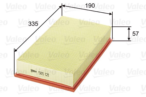 Vzduchový filter VALEO 585121