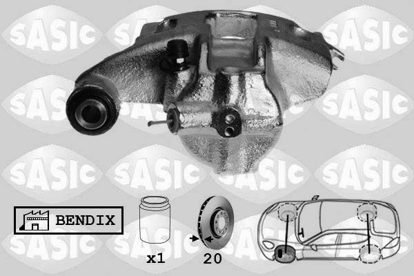Zacisk hamulca SASIC SCA0082