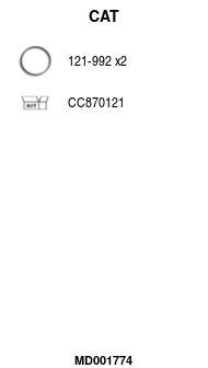 Katalizator FA1 96832171