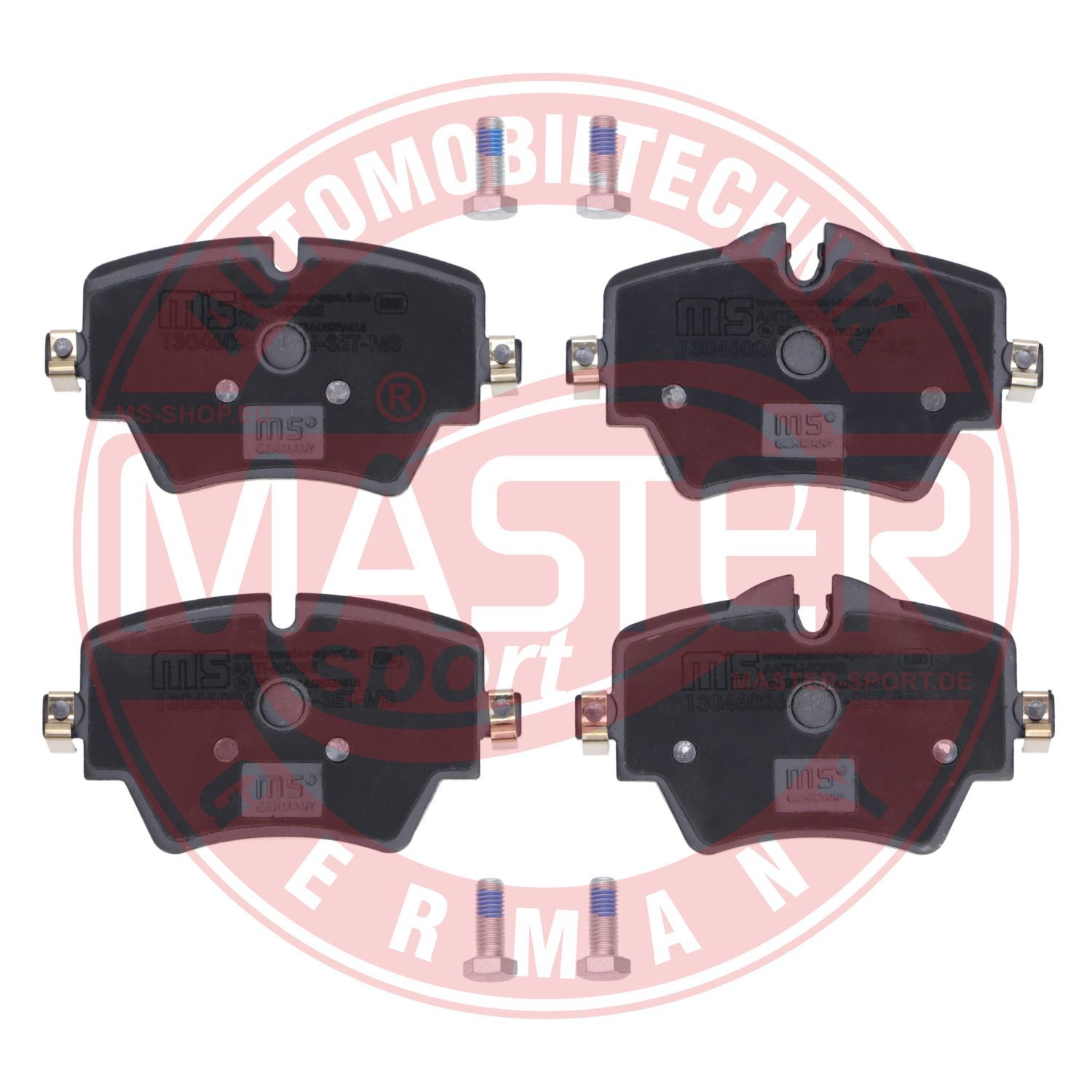 Zestaw klocków hamulcowych, hamulce tarczowe MASTER-SPORT GERMANY 13046026012N-SET-MS
