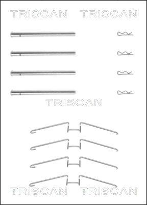 Zestaw akcesoriów, klocki hamulcowe TRISCAN 8105 251599