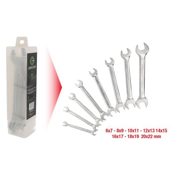 Set chei fixe duble KS TOOLS 512.0208