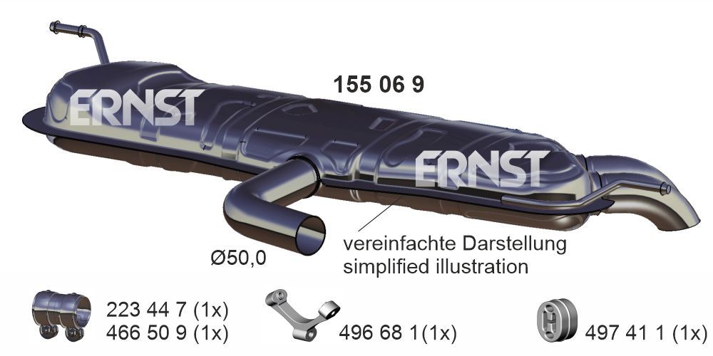 Toba esapament finala ERNST 155069