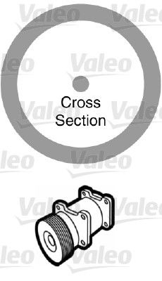garnitura,conducta lichid de racire VALEO 509174