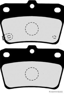 Zestaw klocków hamulcowych, hamulce tarczowe HERTH+BUSS JAKOPARTS J3612020